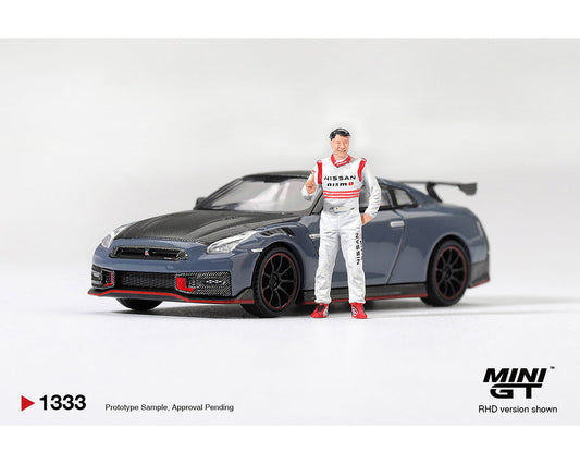 [Preorder] Mini GT 1:64 Nissan GT-R Nismo 2024 Tsukuba Production Car Lap Record W / Matsuda Figure Tsugio Matsuda Collection MGT01333-R