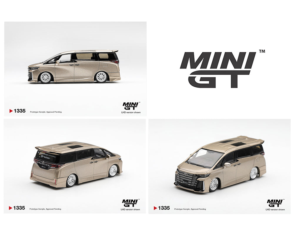 [Preorder] Mini GT 1:64 Toyota Vellfire 40 KUHL – Gold Metallic MGT01335-BL