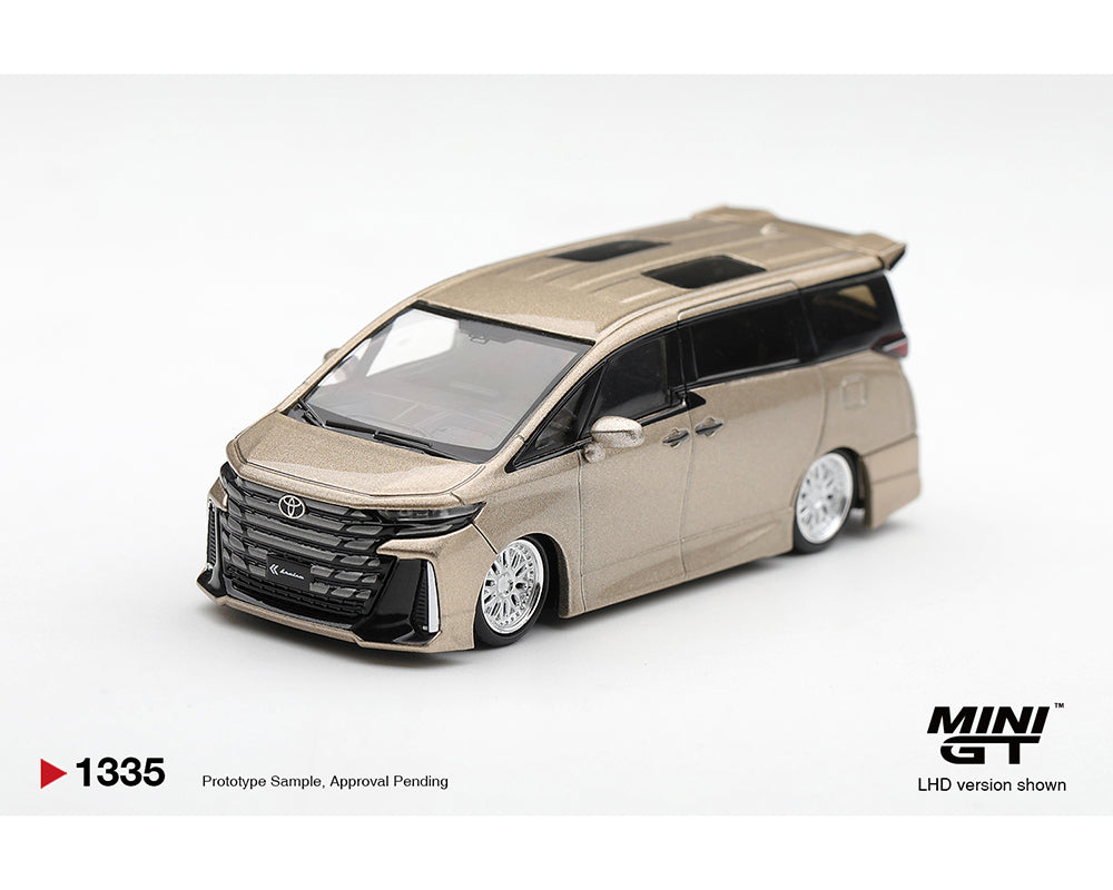 [Preorder] Mini GT 1:64 Toyota Vellfire 40 KUHL – Gold Metallic MGT01335-BL