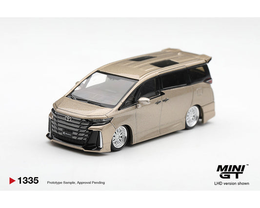 [Preorder] Mini GT 1:64 Toyota Vellfire 40 KUHL – Gold Metallic MGT01335-BL