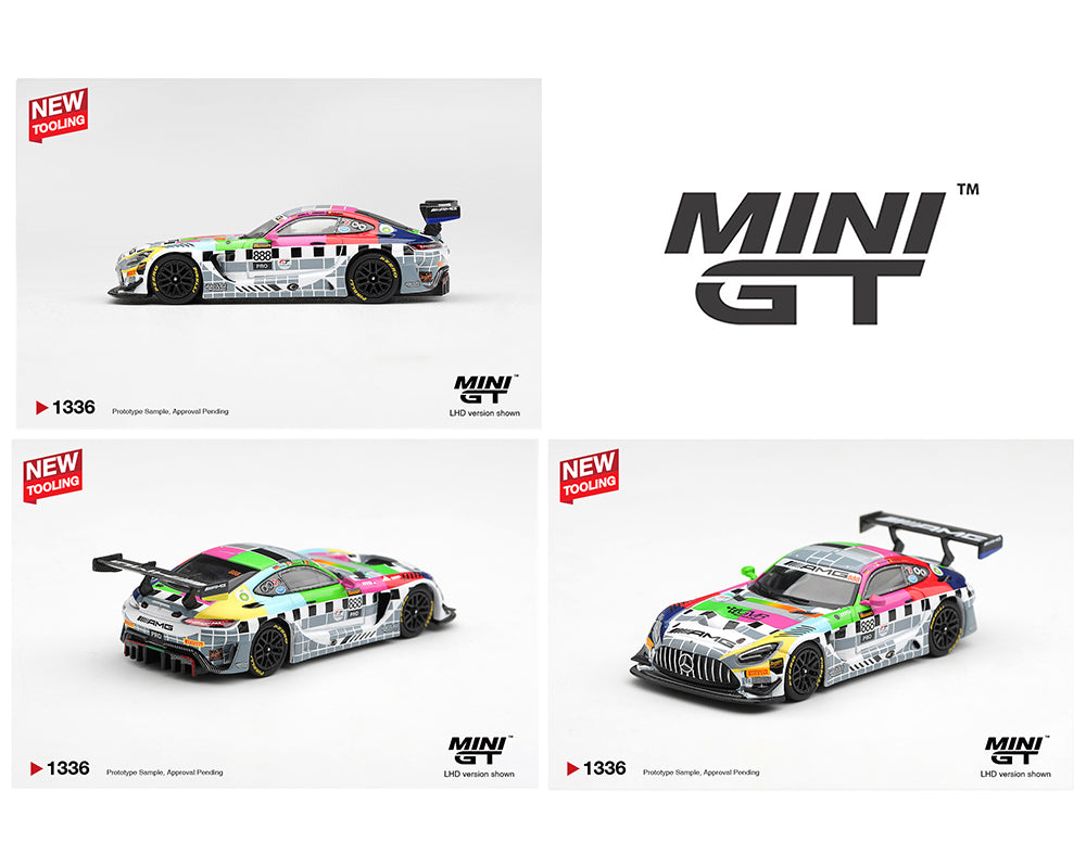[Preorder] Mini GT 1:64 Mercedes-AMG GT3 #888 Mercedes-AMG Team GMR Meguiar´s Bathurst 12 Hour 2025 MGT01336-BL