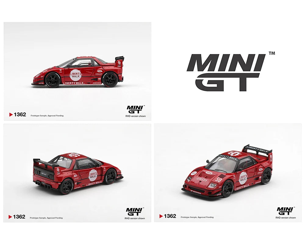 [Preorder] Mini GT 1:64 Mazda AZ-1 Liberty Walk LB40 LB-Hinomaru Red MGT01362-BL