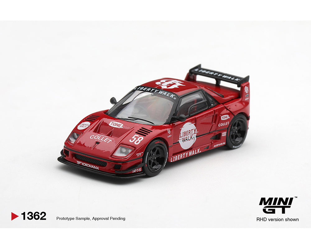 [Preorder] Mini GT 1:64 Mazda AZ-1 Liberty Walk LB40 LB-Hinomaru Red MGT01362-BL