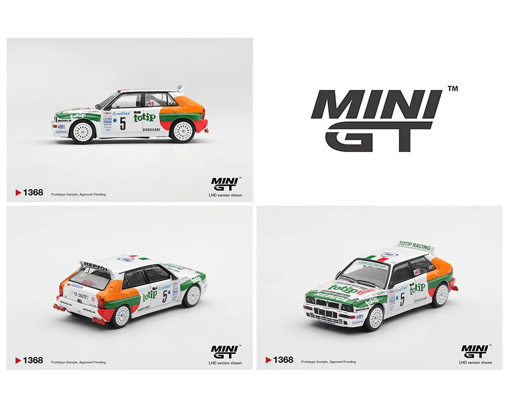 [Preorder] Mini GT 1:64 Lancia Delta HF Integrale Evoluzione #5 1993 Rallye Monte Carlo MGT01368-BL