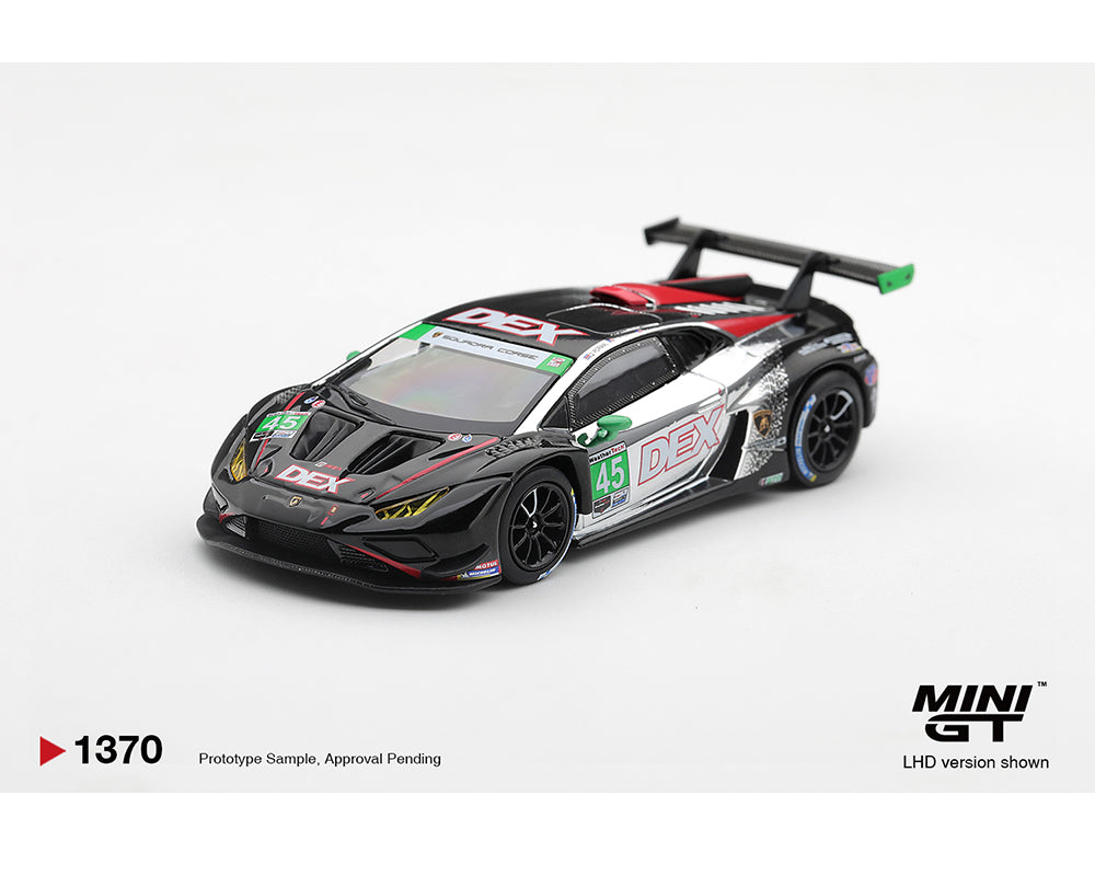 [Preorder] Mini GT 1:64 Lamborghini Huracan GT3 EVO2 #45 DEX Wayne Taylor Racing 2025 IMSA Chevrolet Grand Prix Class Winner MGT01370-BL