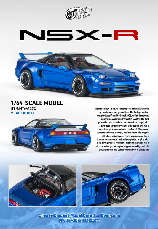 [Preorder] Microturbo 1:64 Custom NSX Wide Body - Candy Blue MT6412C2