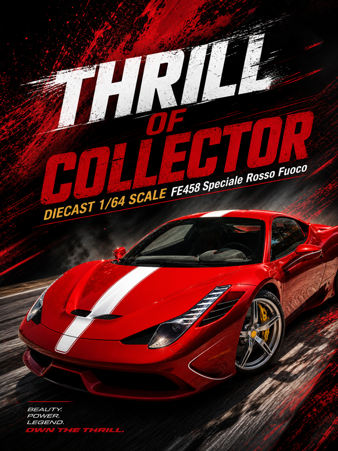 [Preorder] TOC 1:64 Ferrari FE458 Speciale (10 Colours)