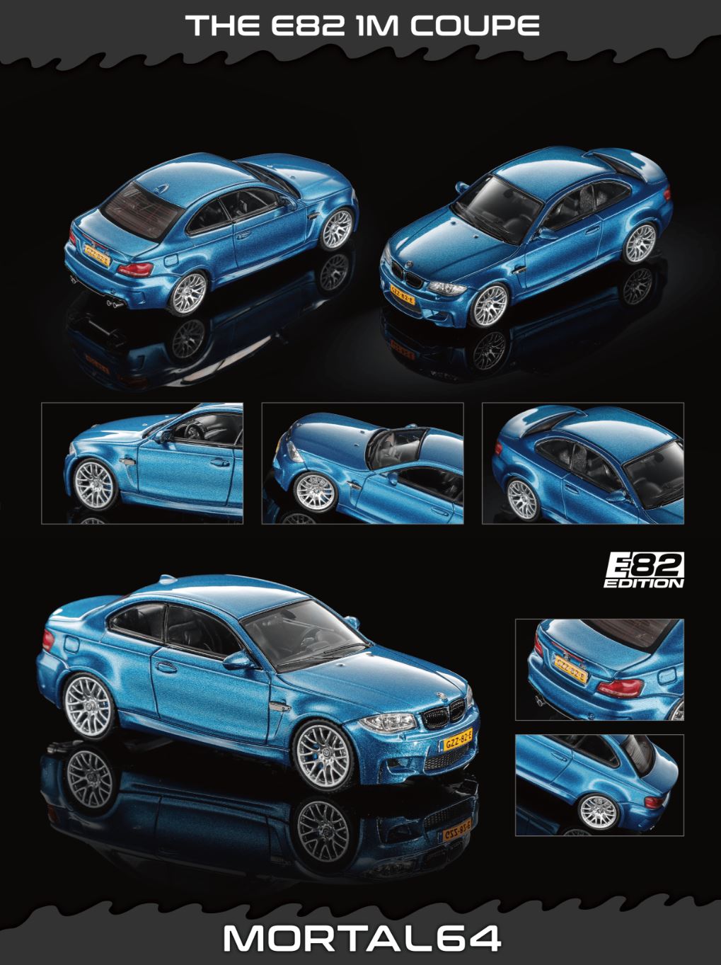 [Preorder] Mortal 1:64 BMW 1M Coupe (2 Colours)