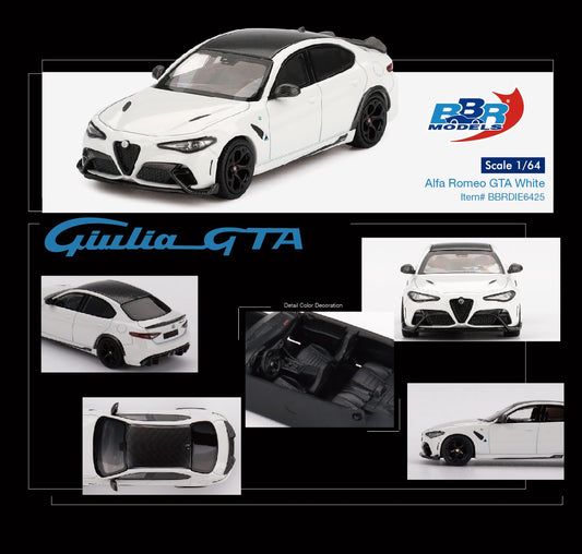 BBR 1:64 Alfa Romeo Giulia GTA/ GTAm White (2 versions)