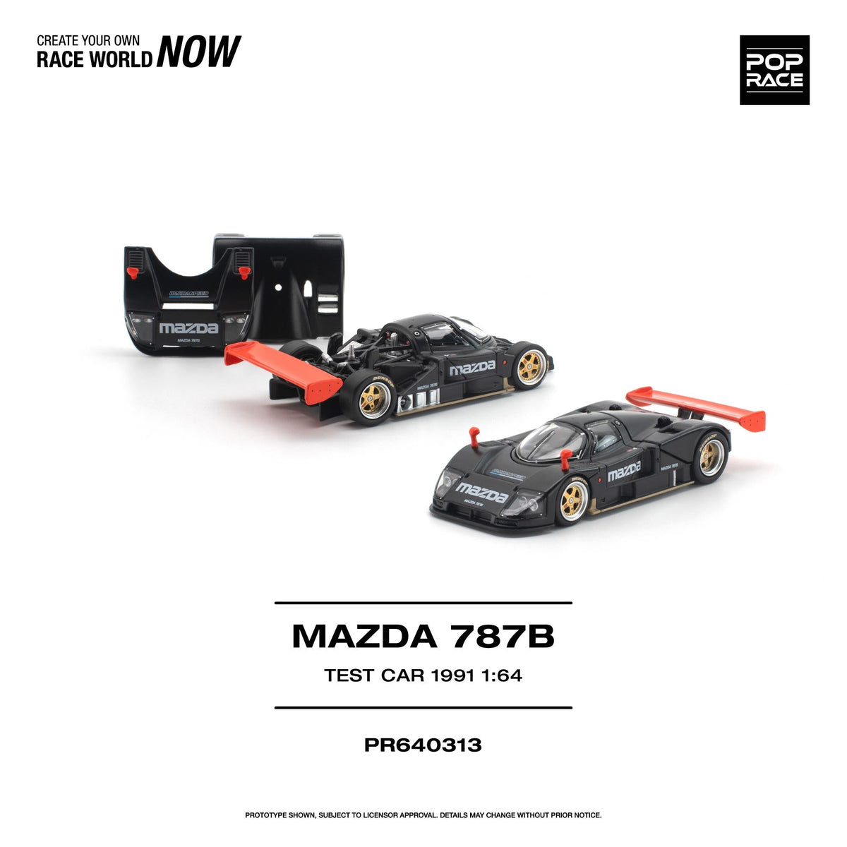 [Preorder] POPRACE 1:64 Mazda 787B PR640313