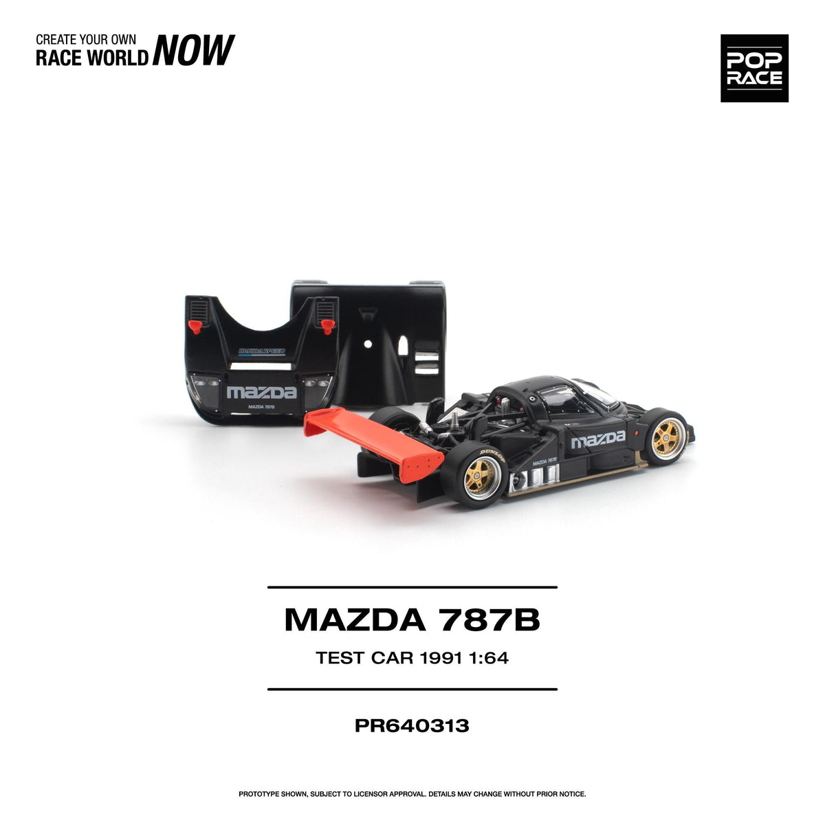 [Preorder] POPRACE 1:64 Mazda 787B PR640313