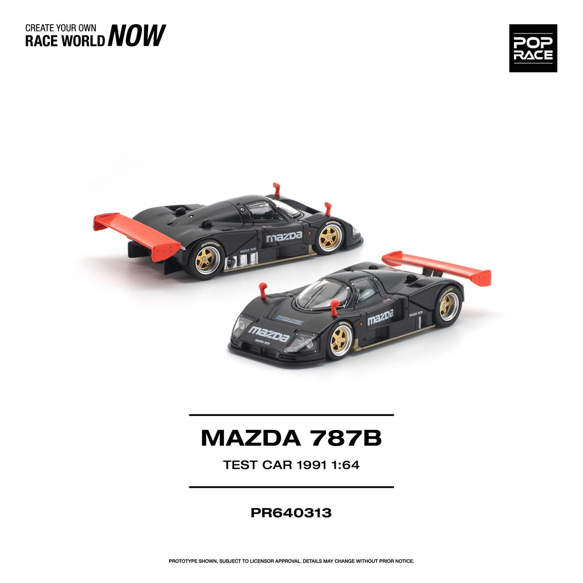 [Preorder] POPRACE 1:64 Mazda 787B PR640313