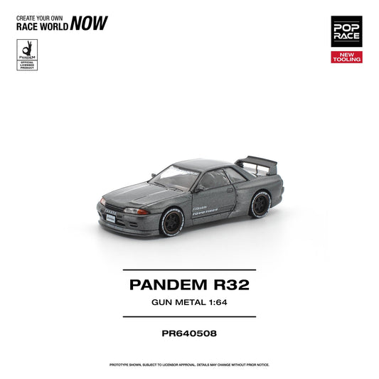 [Preorder] POPRACE 1:64 Nissan PANDEM R32 PR640508