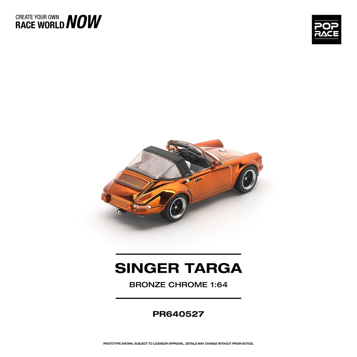 [Preorder] POPRACE 1:64 Porsche SINGER TARGA PR640527
