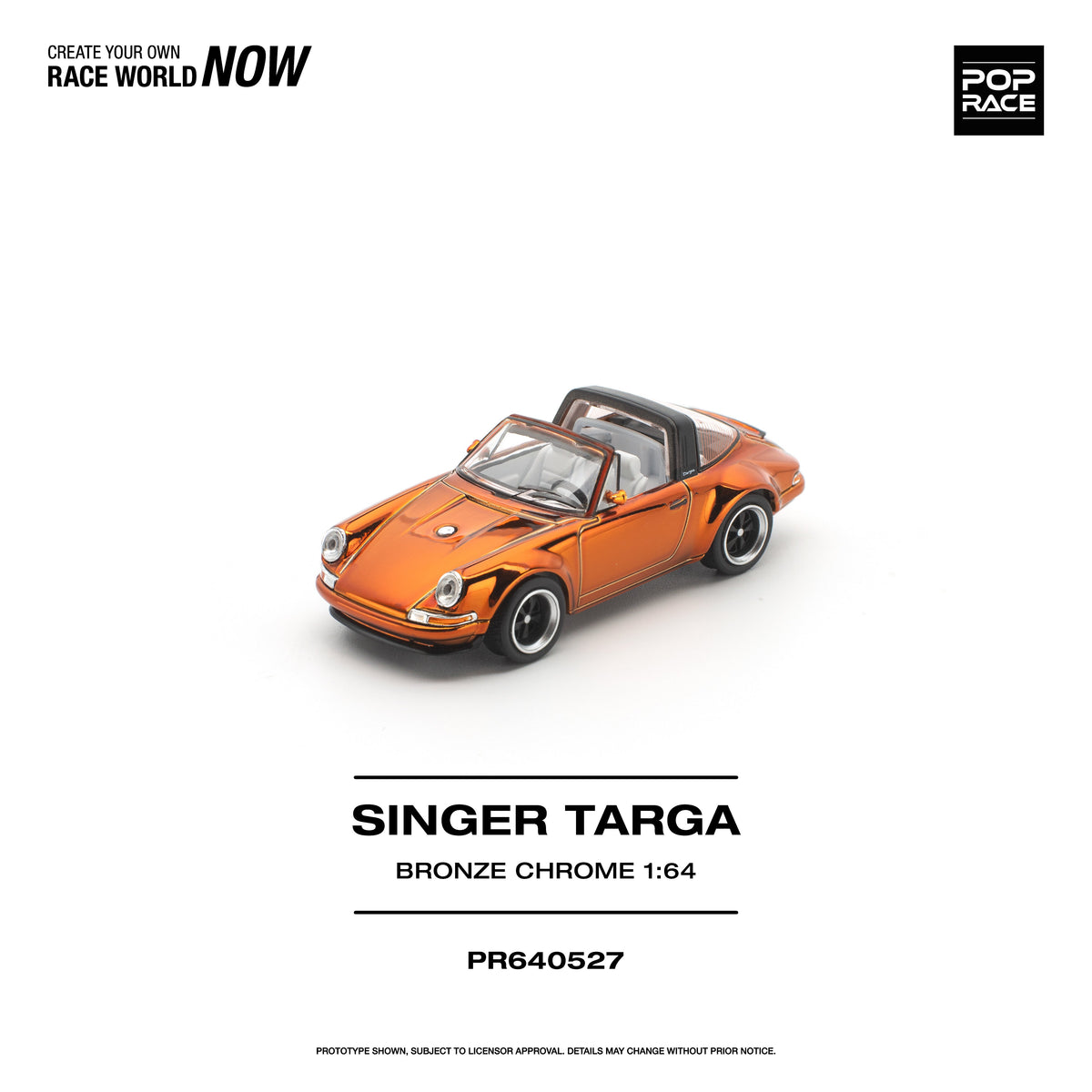 [Preorder] POPRACE 1:64 Porsche SINGER TARGA PR640527