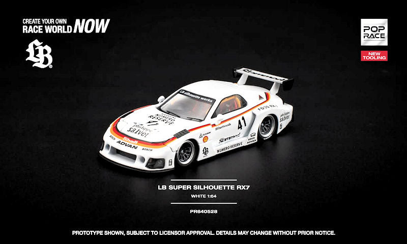 [Preorder] POPRACE 1:64 LB SUPER SILHOUETTE RX7 (FD3S) PR640528