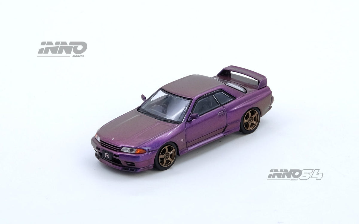 Inno64 1:64 SKYLINE GT-R (R32) Midnight Purple Australia Special Edition Limited Edition IN64-R32-MP-AS