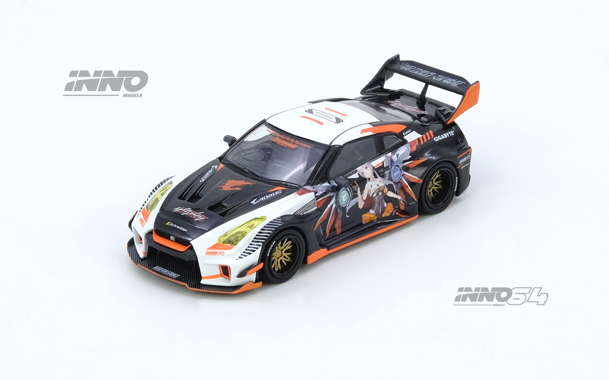 Inno64 1:64 GT-R R35 WIDEBODY AORUS X INNO64 Limited Edition IN64-R35LB-AORUS