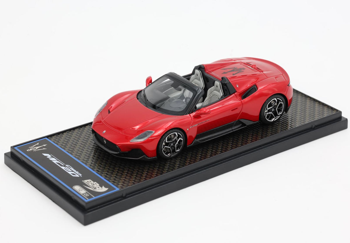 BBR 1:43 Maserati MC20 Cielo 2022 - Red Vincente BBRC276B1