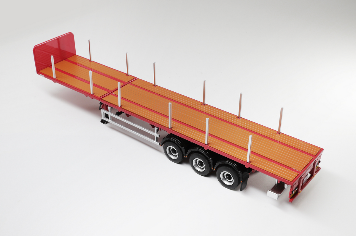 GCD 1:64 Mercedes-Benz Actros 3 axle tractor with retractable trailer (3 Colours)