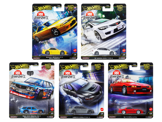 Hot Wheels 1:64 Car Culture 2025 M SET– Ronin Run II FPY86-961M