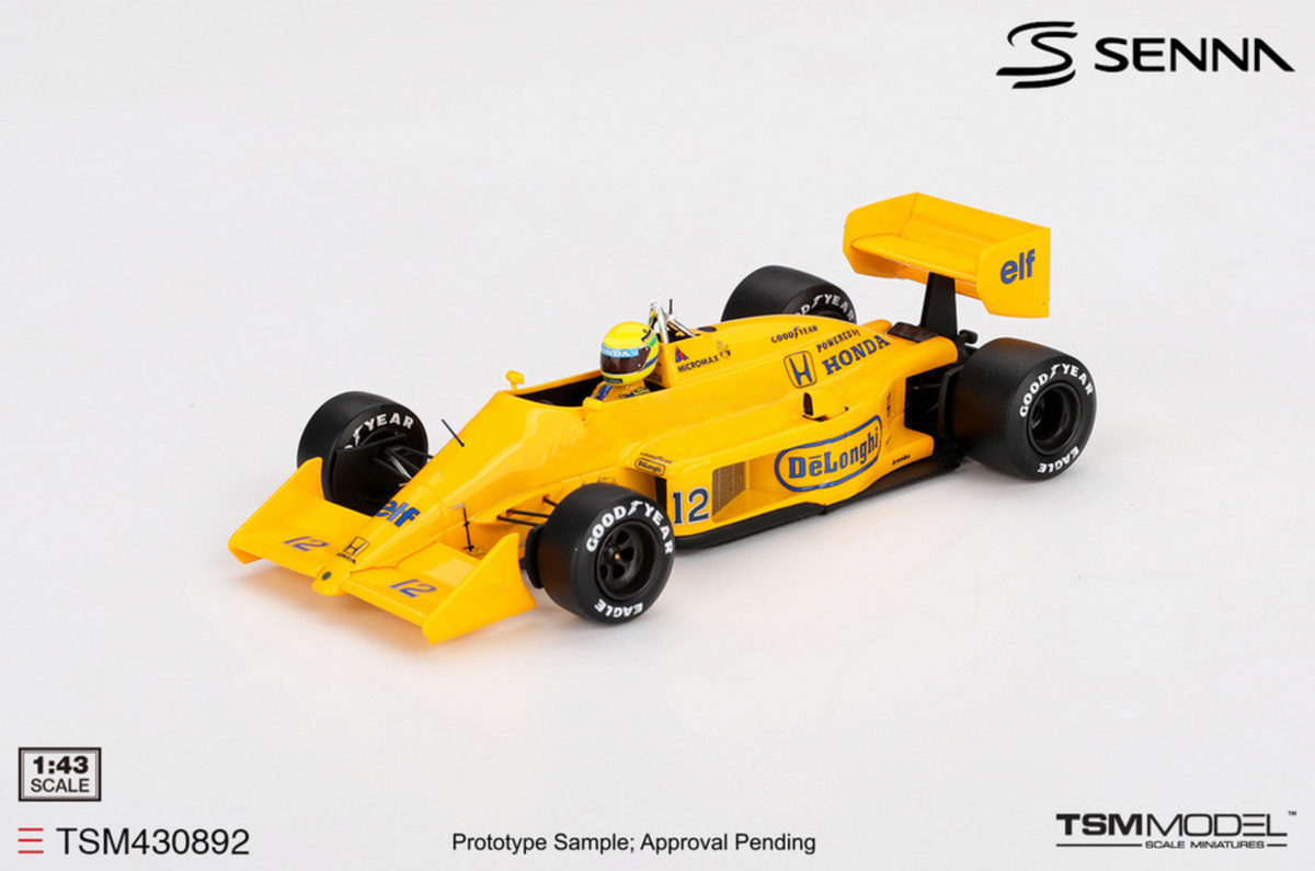 [Preorder] TSM 1:43 Lotus 99T #12 Ayrton Senna  1987 Monaco Grand Prix Winner TSM430892
