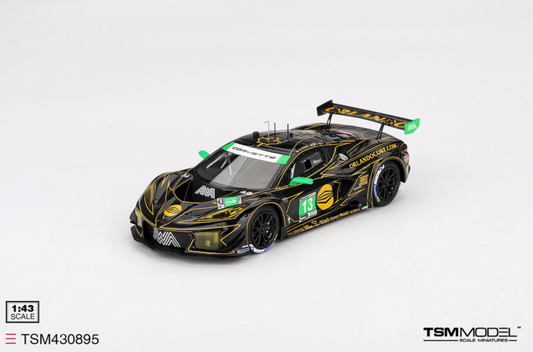 [Preorder] TSM 1:43 Chevrolet Corvette Z06 GT3.R #13  AWA Racing 2025 IMSA Daytona 24 Hrs Class Winner TSM430895