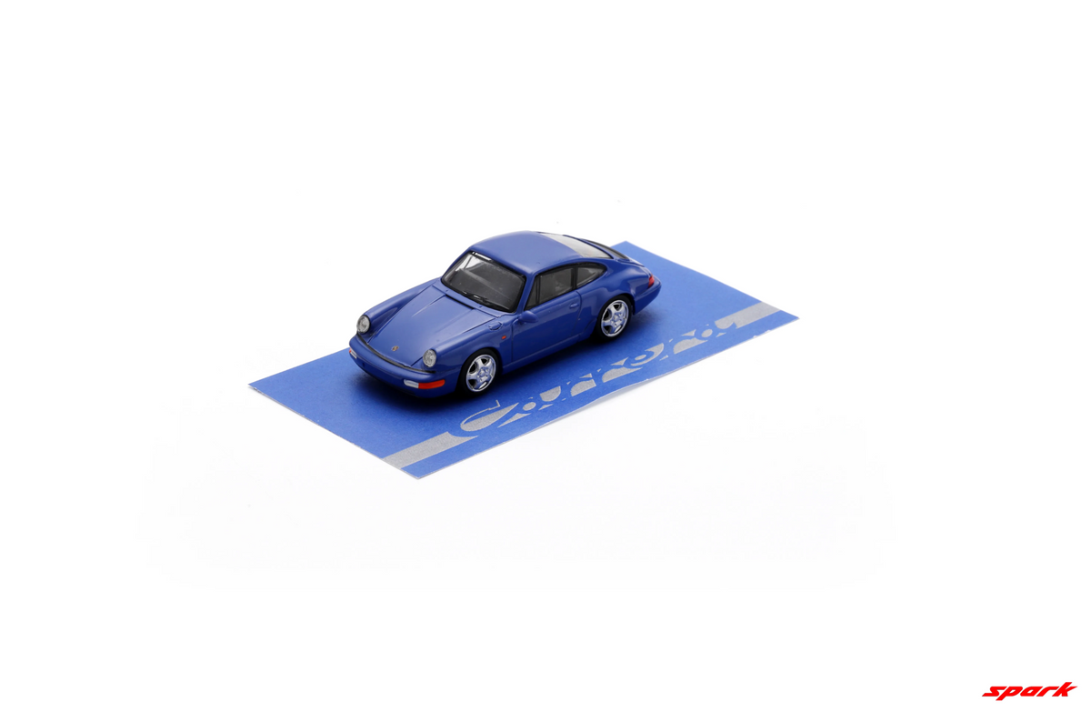 Spark 1:64 Porsche 911 (964) 3.6 RS (Maritime blue with silver wheels) 64SP007-E