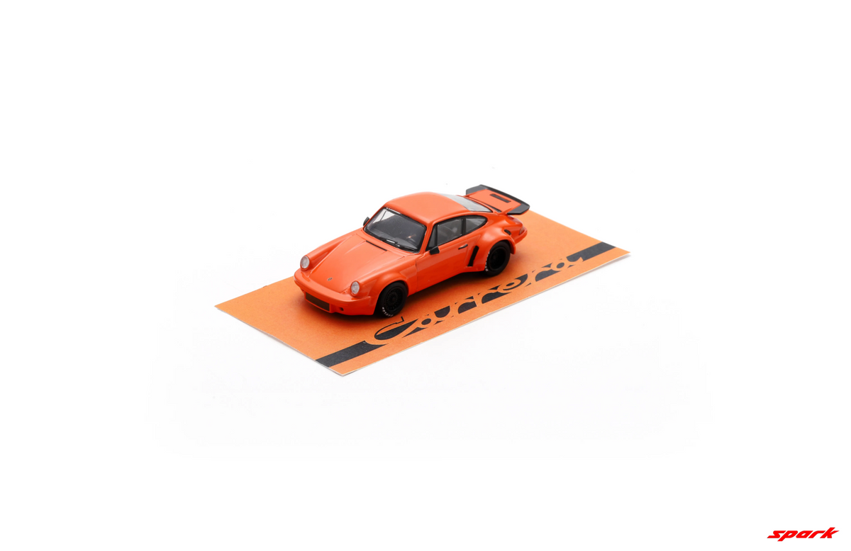Spark 1:64 Porsche 911 3.0 RSR (Jagermeister orange with black wheels) 64SP007-D