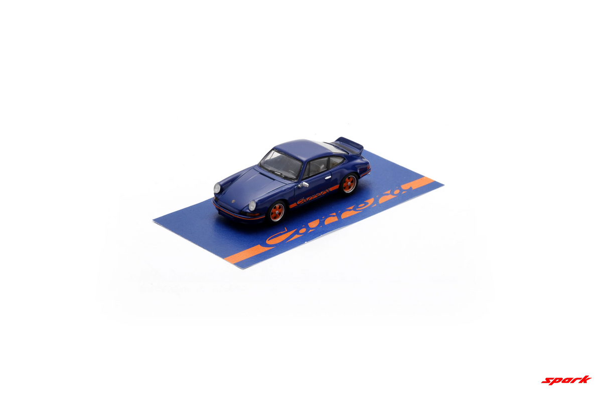 Spark 1:64 Porsche 911 2.7 RS (Blue with orange stripe) 64SP007A