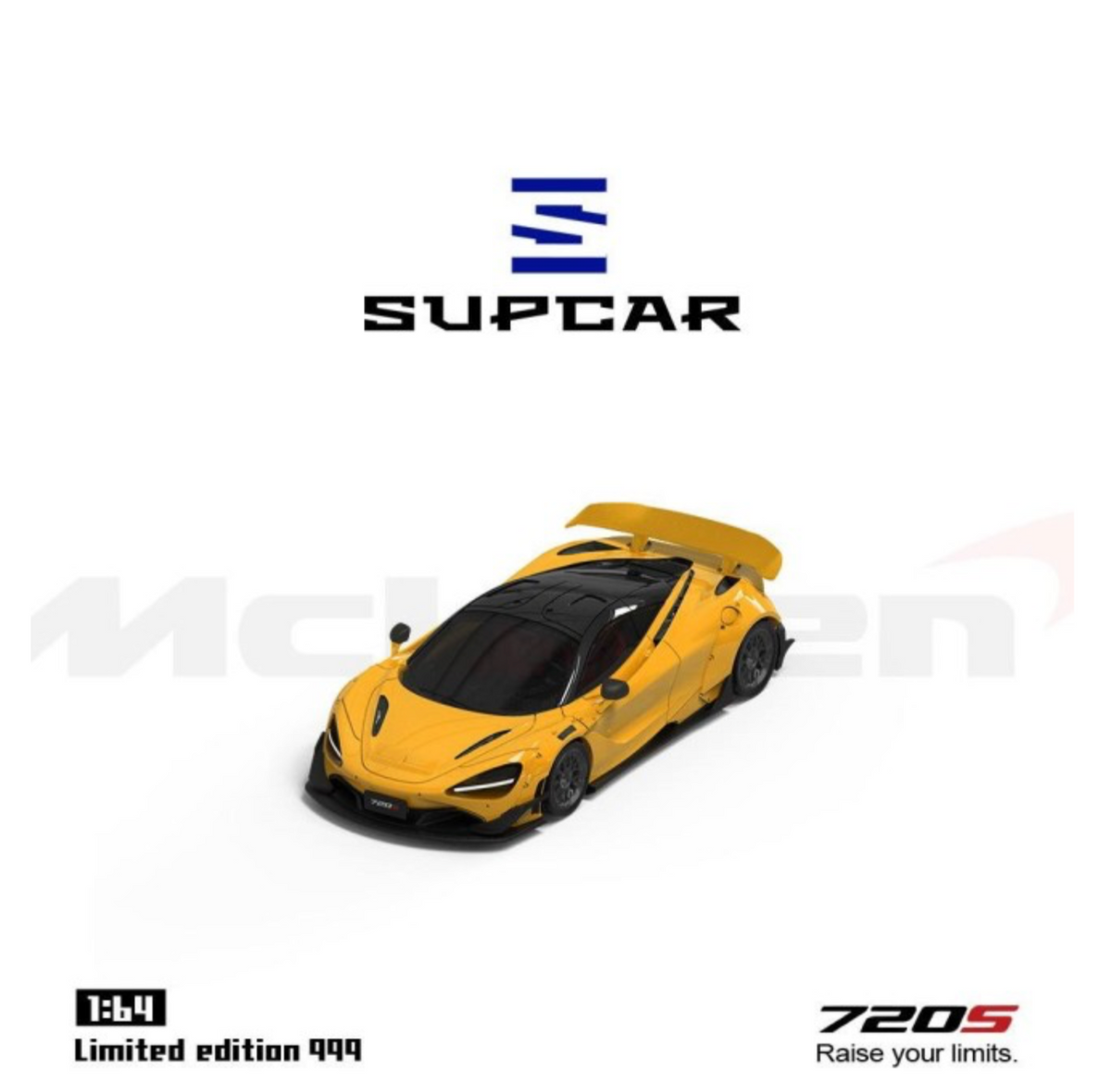 SUPCAR 1:64 McLaren 720S Yellow SC64032