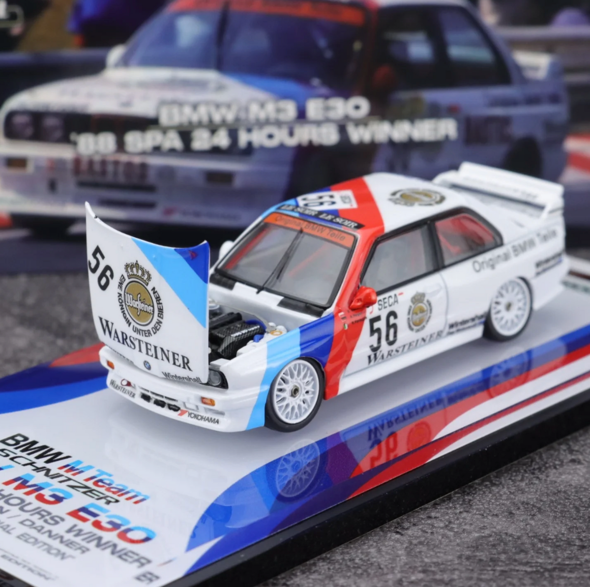 Mortal 1:64 BMW E30 M3 M Power SPA Endurance Race
