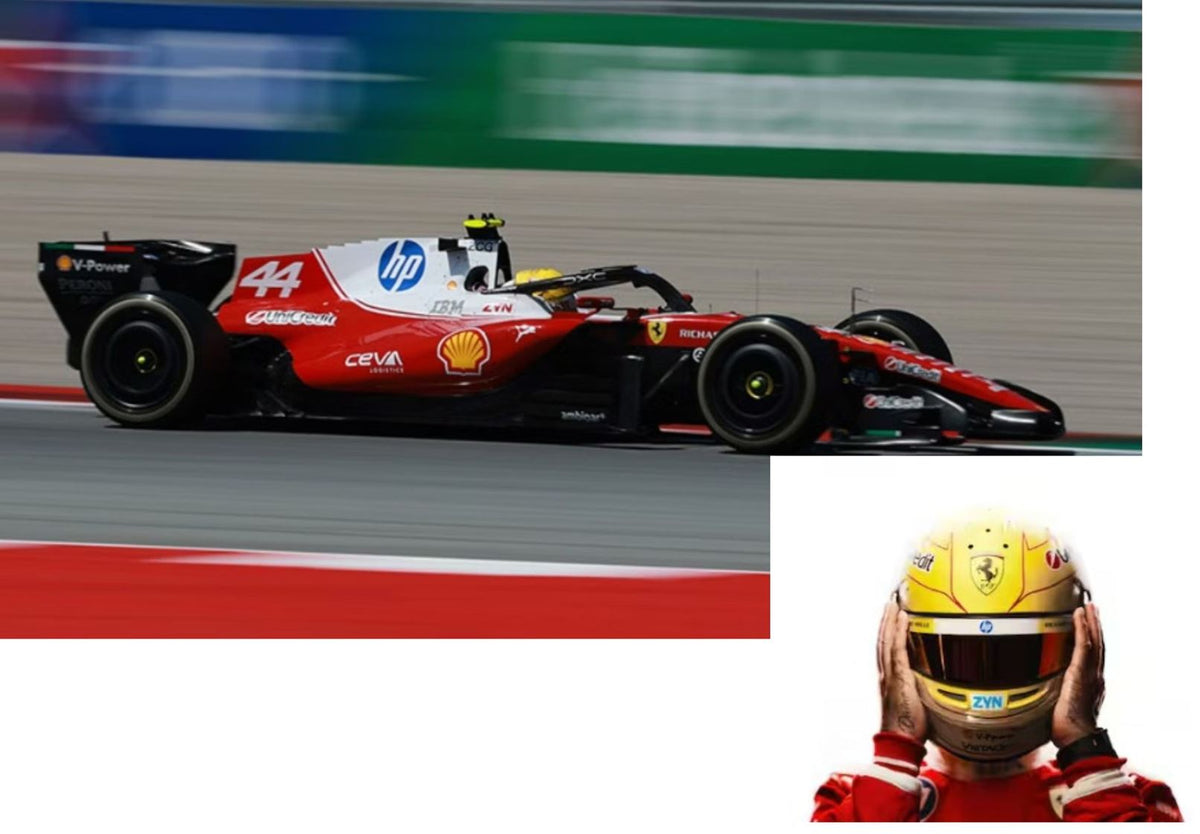 [Preorder] BBR 1:43 Ferrari Ferrari SF26 F1 Barcelona-Catalunya Grand Prix - INCLUDED DRIVER - metal diecast Hamilton - WINNER BBRC332C44DR