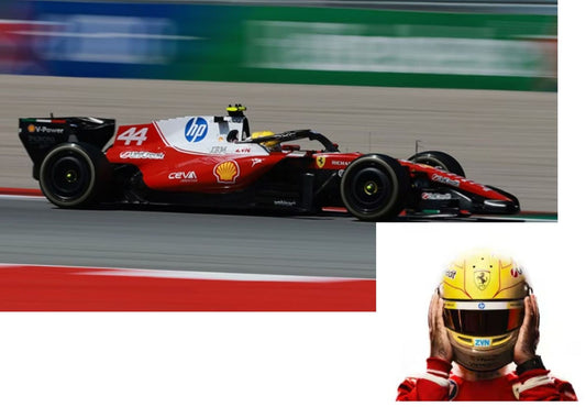 [Preorder] BBR 1:43 Ferrari Ferrari SF26 F1 Barcelona-Catalunya Grand Prix - INCLUDED DRIVER - metal diecast Hamilton - WINNER BBRC332C44DR