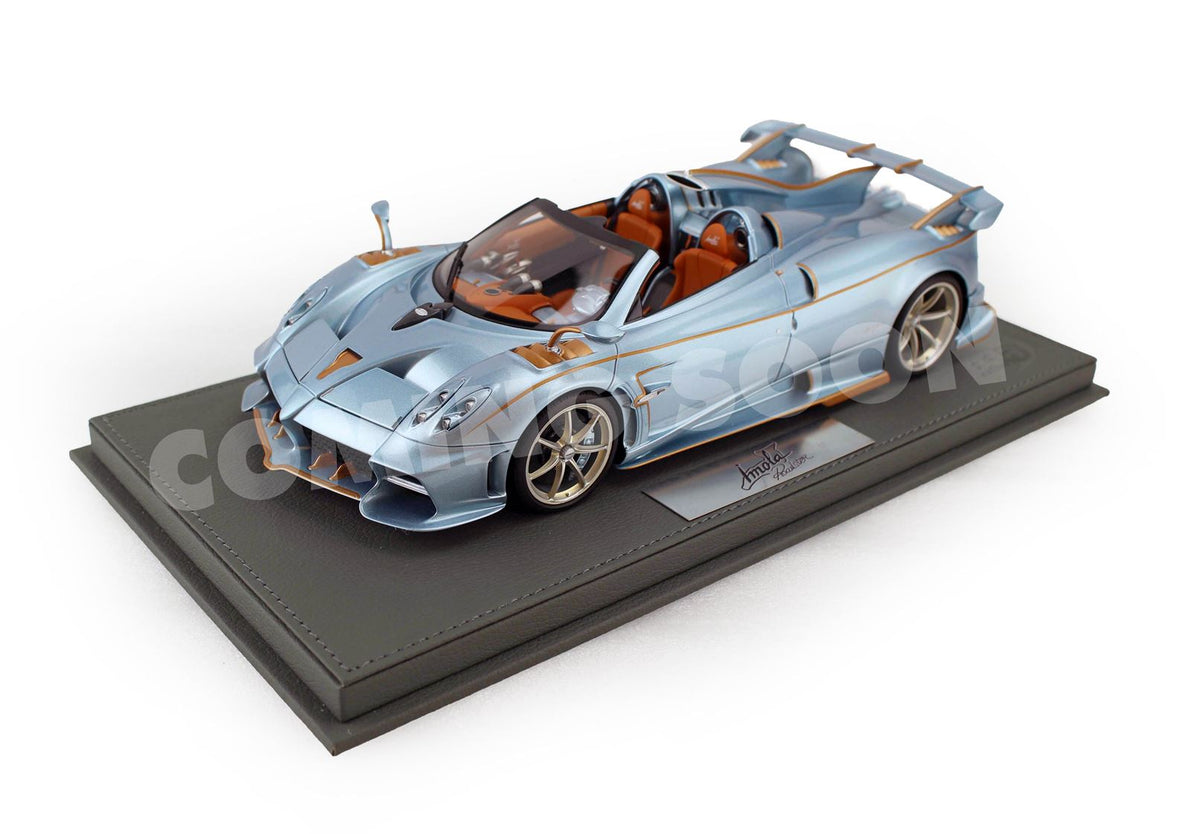 [Preorder] BBR 1:18 Pagani Imola Roadster Metallic Azzurro Sardegna gloss P18250E
