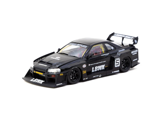 Tarmac Works 1:43 Nissan GT LB-ER34 Super Silhouette SKYLINE Black T43-021-BK