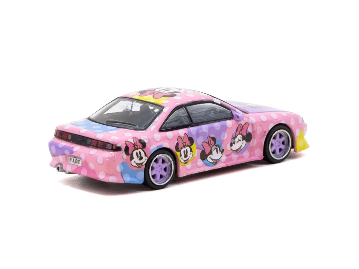 Tarmac Works 1:64 VERTEX Nissan Silvia (S14) Minnie Mouse T64G-018-MN