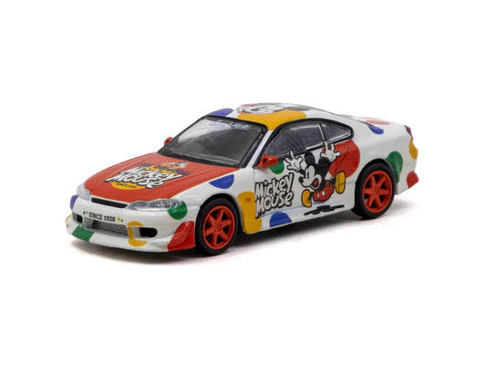 Tarmac Works 1:64 VERTEX Nissan Silvia (S15) Mickey Mouse T64G-023-MK