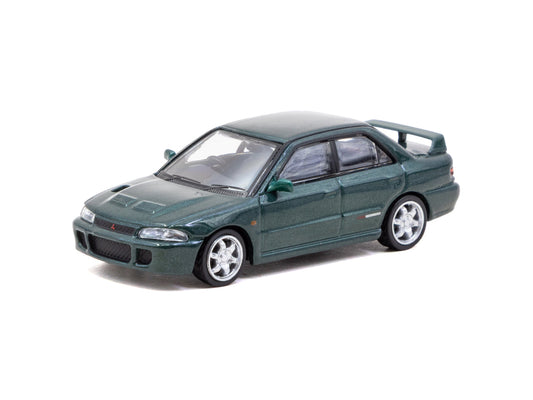 Tarmac Works 1:64 Mitsubishi Lancer GSR Evolution – Green Metallic – Global64 – MiJo Exclusives T64G-048-GR