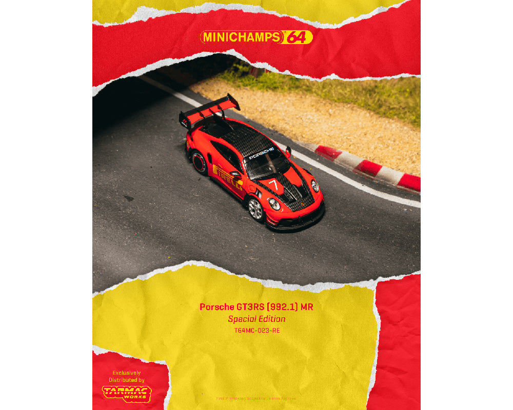 [Preorder] Tarmac Works 1:64 Porsche GT3RS (992.1) MR – Red T64MC-023-RE