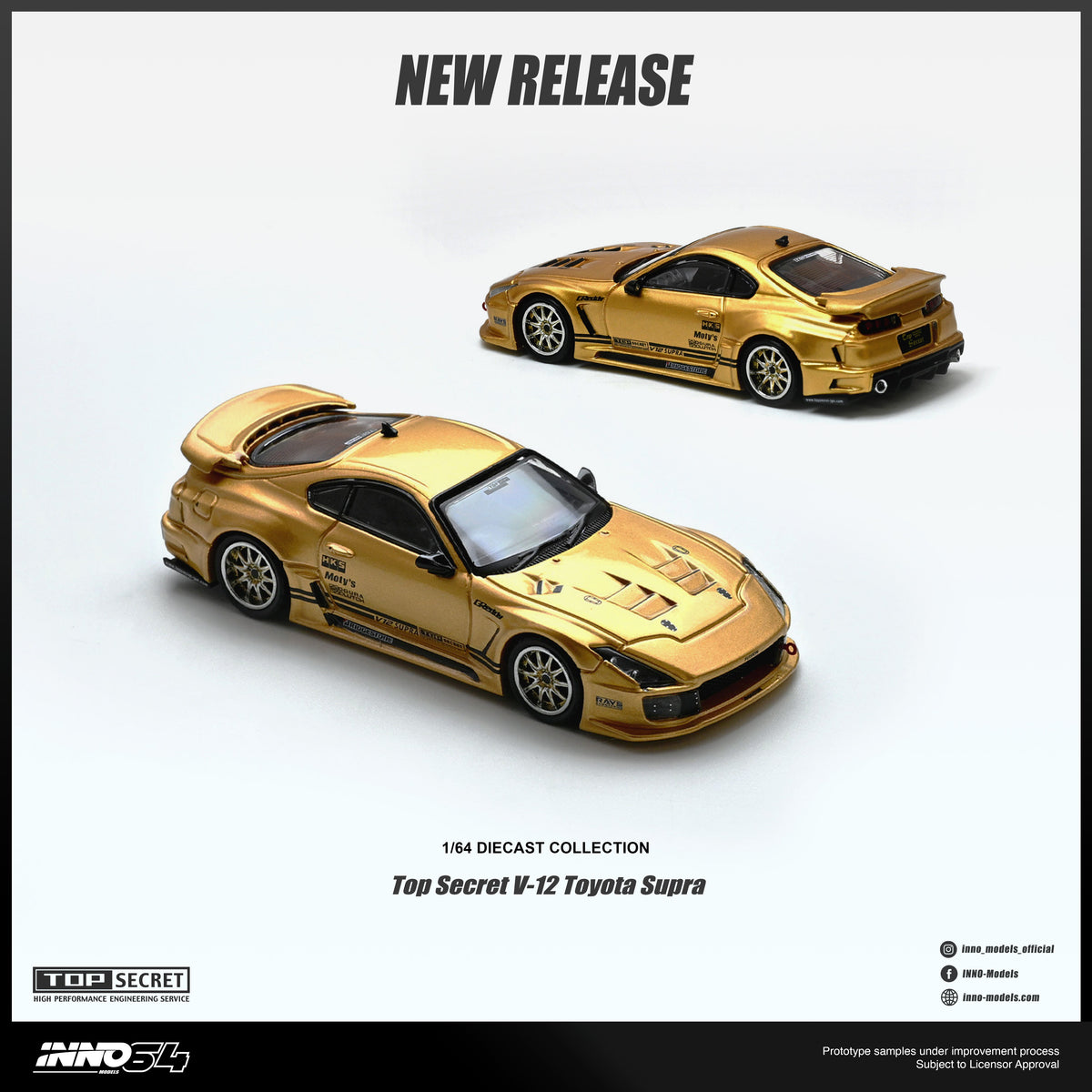 [Preorder] Inno64 1:64 TOP SECRET V12 SUPRA IN64-A80TSV12-01