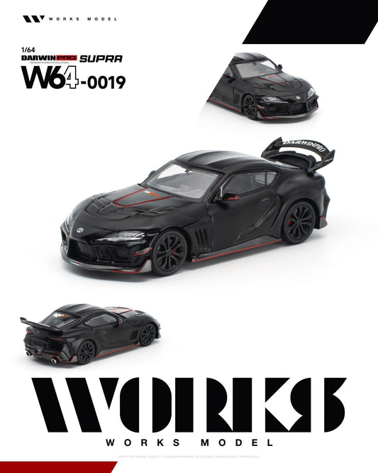 [Preorder] Works Model 1:64 Darwin Pro Supra Dark W640019