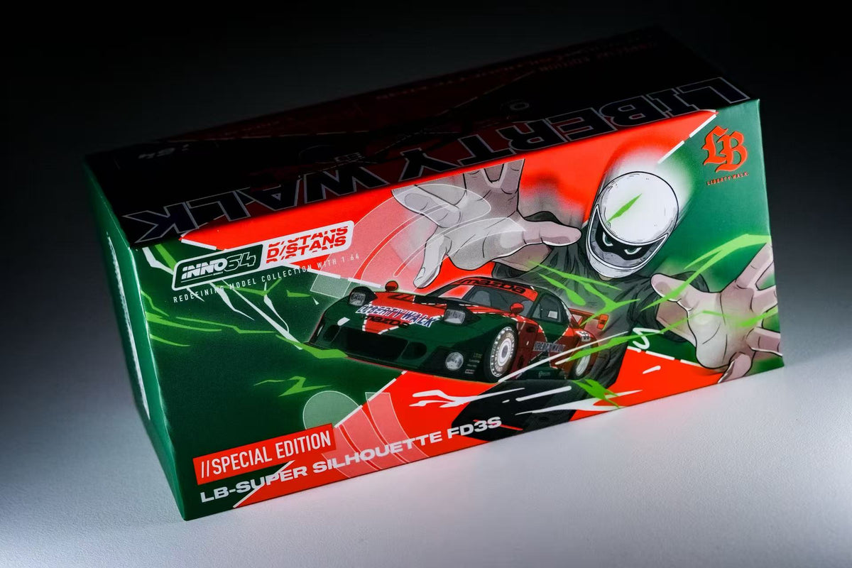 [Preorder] Inno64 X DSTANDS 1:64 LB-SUPER SILHOUETTE FD3S (Chase Car Randomly inserted) IN64-DSTANDS-LB-FD3S