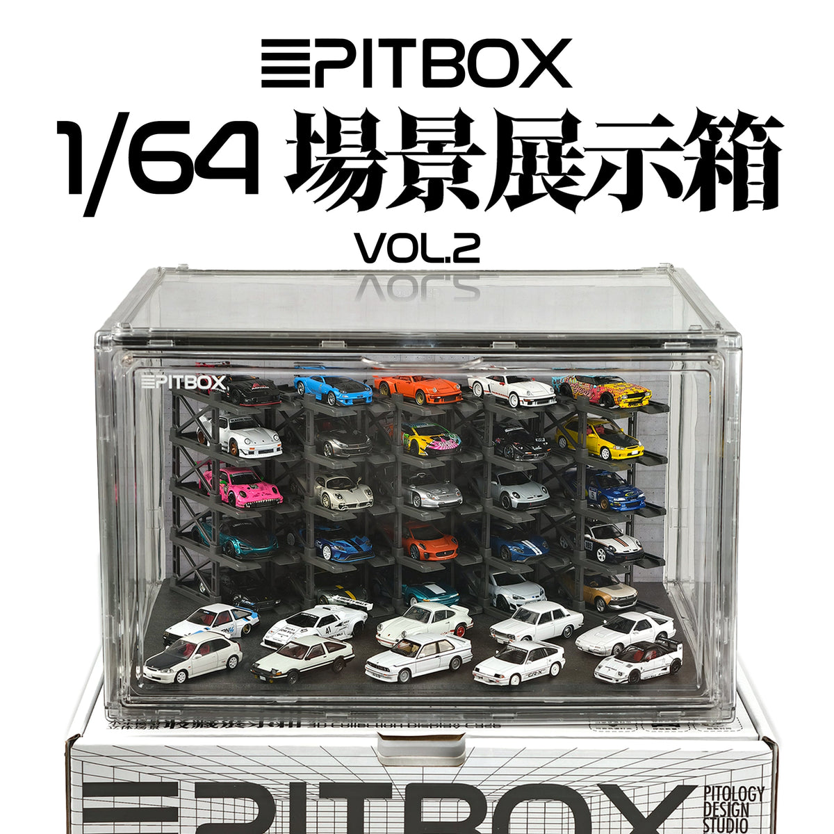 [Preorder] PITBOX 1:64 Scene display box L1001 (4 Verisons)