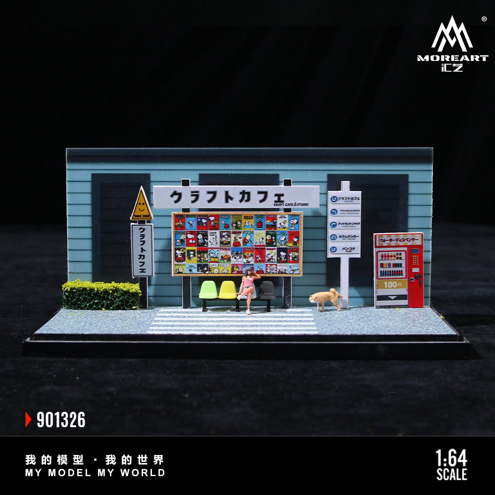 MoreArt 1:64 Daily Life in Front of a Cafe MO901326