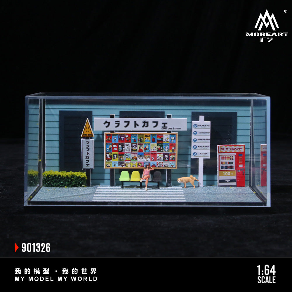 MoreArt 1:64 Daily Life in Front of a Cafe MO901326