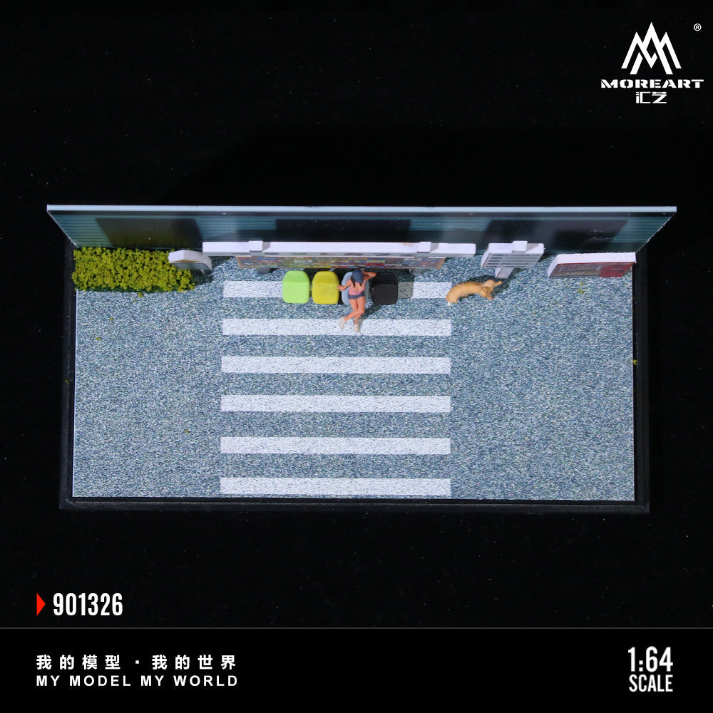 MoreArt 1:64 Daily Life in Front of a Cafe MO901326