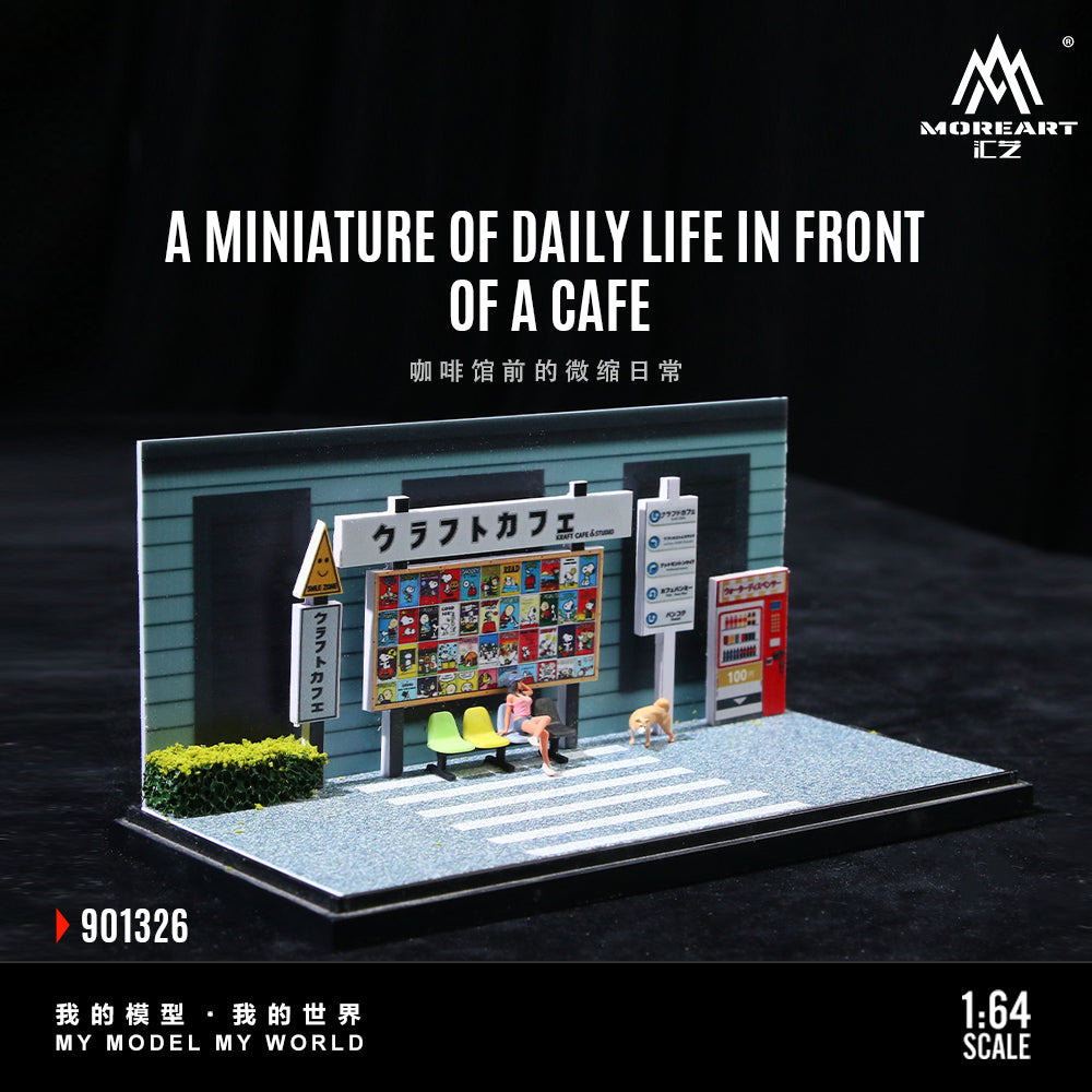 MoreArt 1:64 Daily Life in Front of a Cafe MO901326