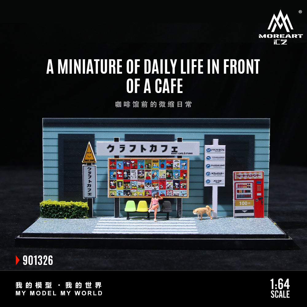 MoreArt 1:64 Daily Life in Front of a Cafe MO901326