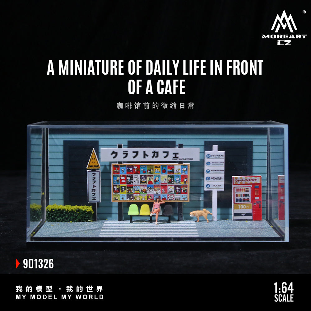 MoreArt 1:64 Daily Life in Front of a Cafe MO901326